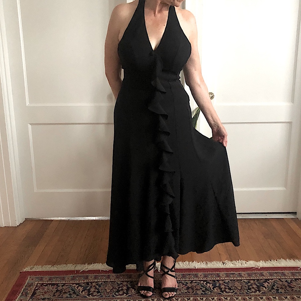 Black Halter Dress